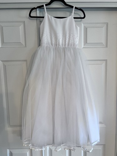 White satin with - satin, and