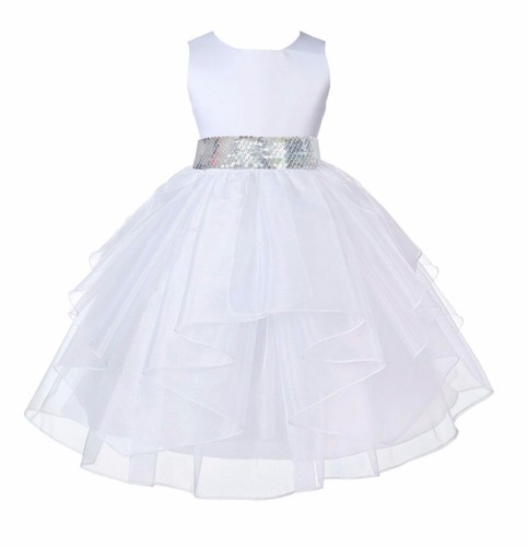Nwt organza white communion - white,