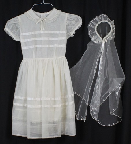 Vtg first communion dress - communion,