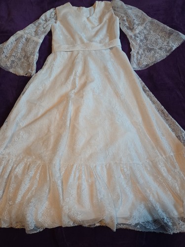 Girls dress 14 white - 14,