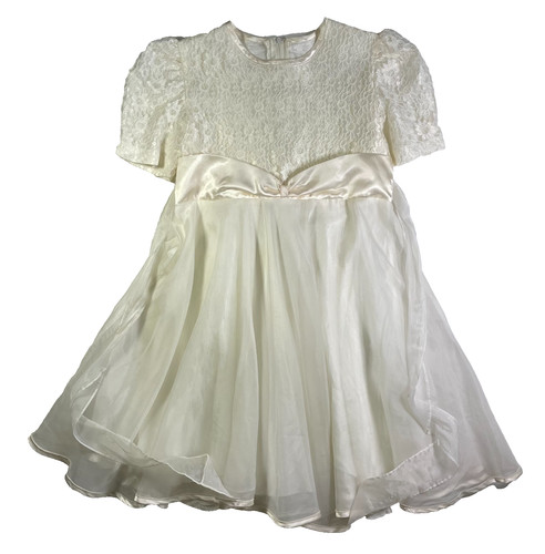 Girls white dress short - girls,