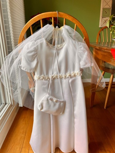 White 1st holy communion - white,