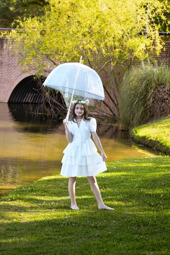 Girls white dress size - dress,