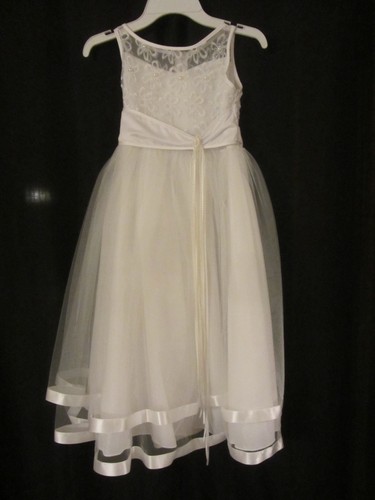 White beaded full tulle - white,