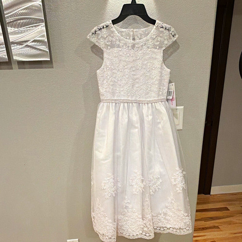 Bonnie jean white lace - jean, dress