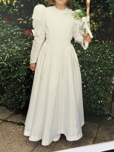 Holy communion dress - age, 8-9