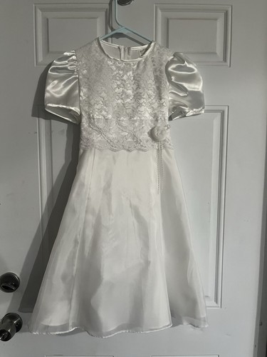 Girls formal satiny dress - girls, with