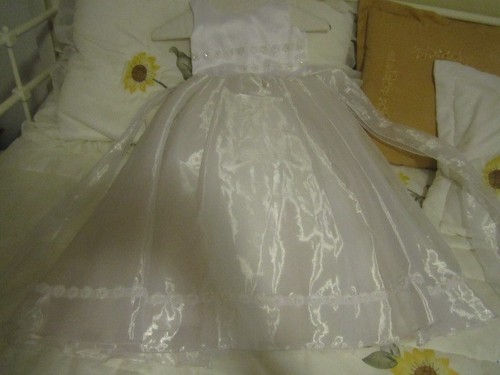 Girl white formal party - formal,