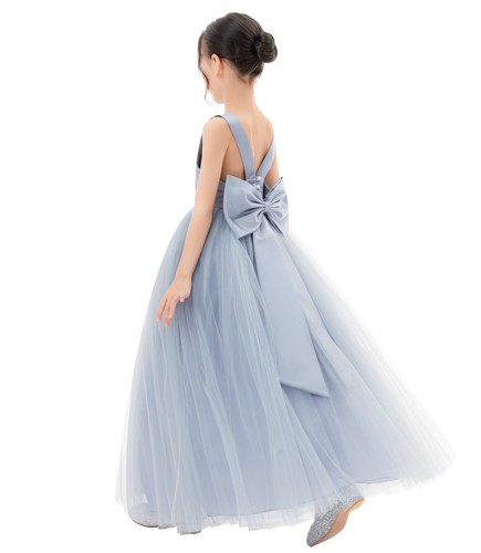 Backless flower girl dress - backless,