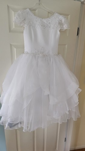 Communion dress with halo veil - dress,