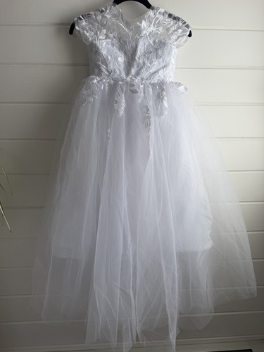 White lace tulle - lace, &
