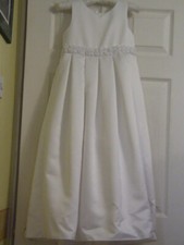 BHS age 9 white bridesmaid