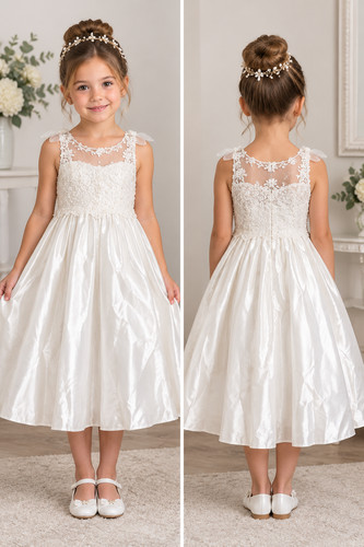 Flower girl communion dress - girl,