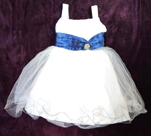 White flower girl dress - girl,
