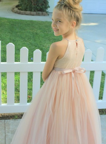 Sequin halter flower - halter,