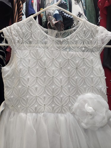 White communion dress - white, size