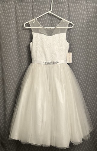 Tip top white lace tulle - tip,