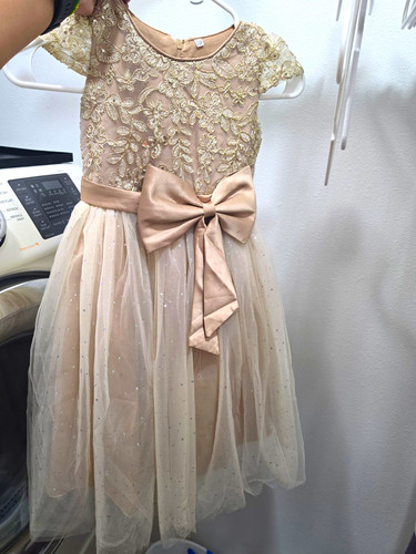 Girls size beige lace - girls,