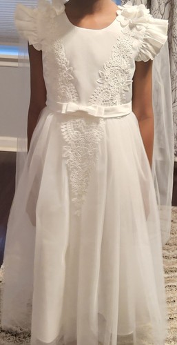 Girl white first communion - girl,