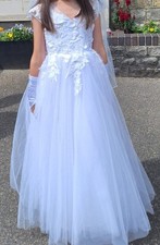 White Holy Communion Dress CAP