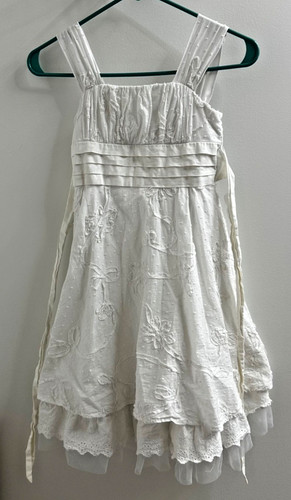 Mymichelle girls white floral