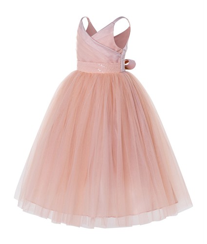 Neck tulle flower - tulle, dress