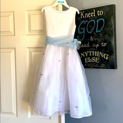 Tip top girls white blue - top,