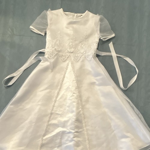Girls white solid line - solid, long