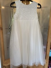 John Rocha Ivory Sequin Tulle